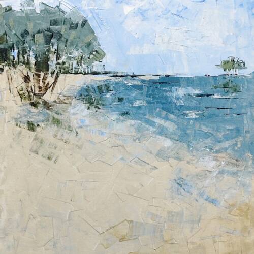 Untitled Acrylic with knife on canvas