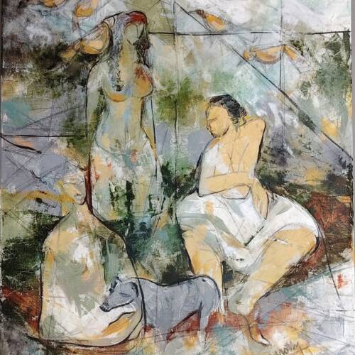 Leisure Time Acrylic on canvas